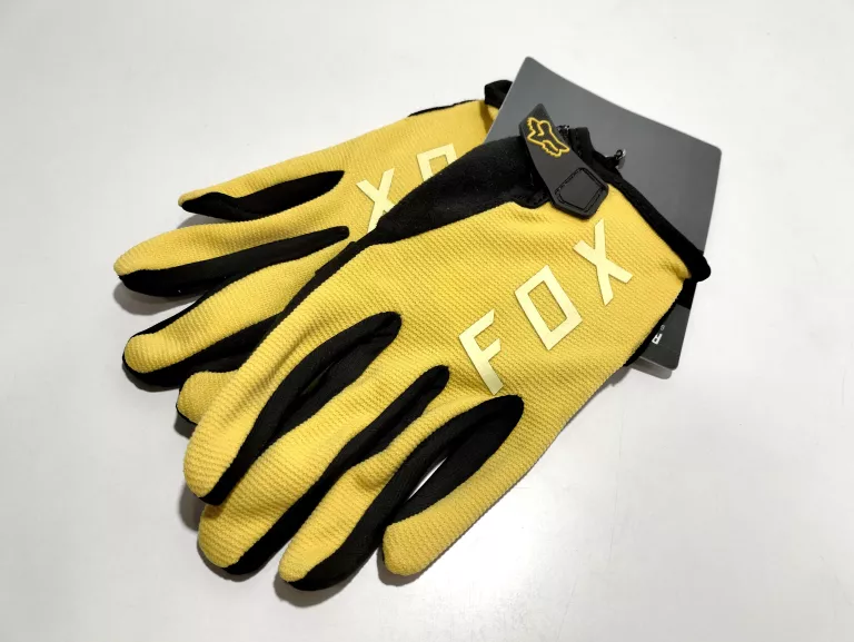DAMSKIE RĘKAWICZKI ROWEROWE FOX LADY RANGER GEL PEAR YELLOW ROZMIAR S