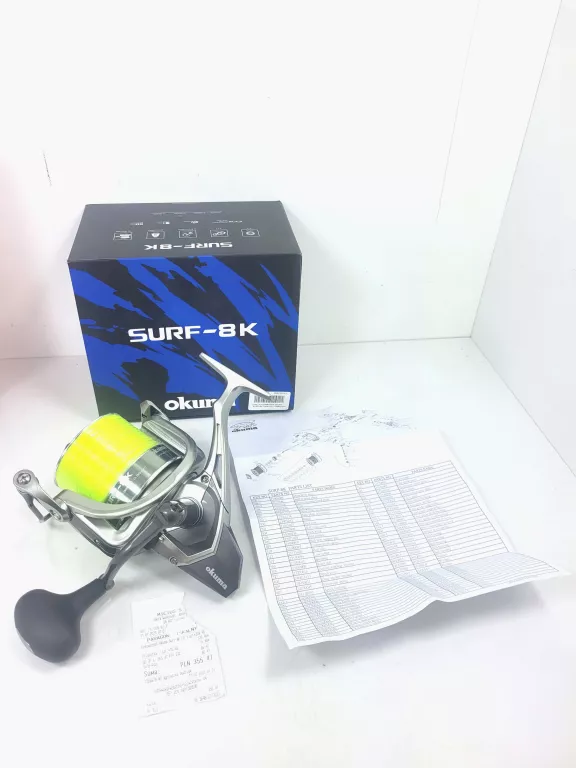 KOŁOWROTEK OKUMA SURF-8K KOMPLET