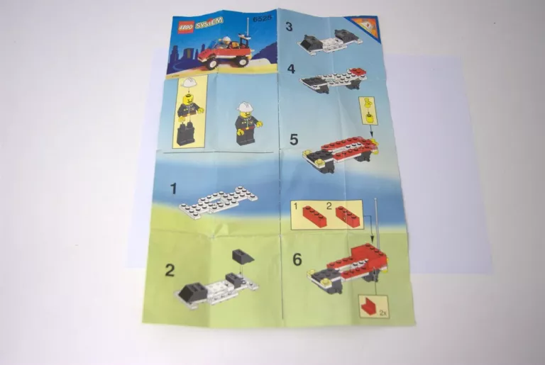 LEGO TOWN 6525 - KOMENDANT STRAŻY POŻARNEJ (1995)