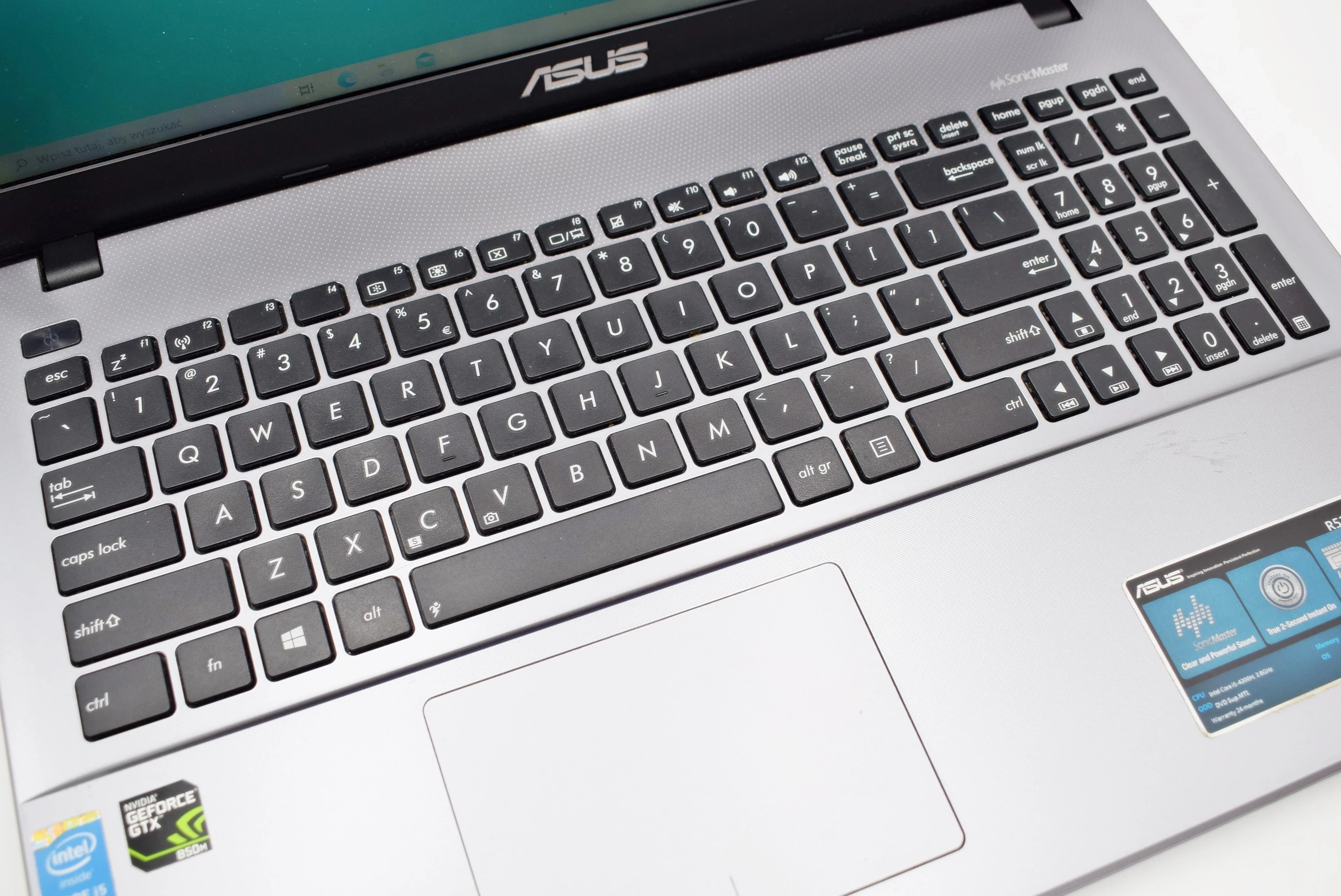 laptop-asus-r510j-i5-4gen-128ssd-4gb-ram-geforce-850-stan-uzywany