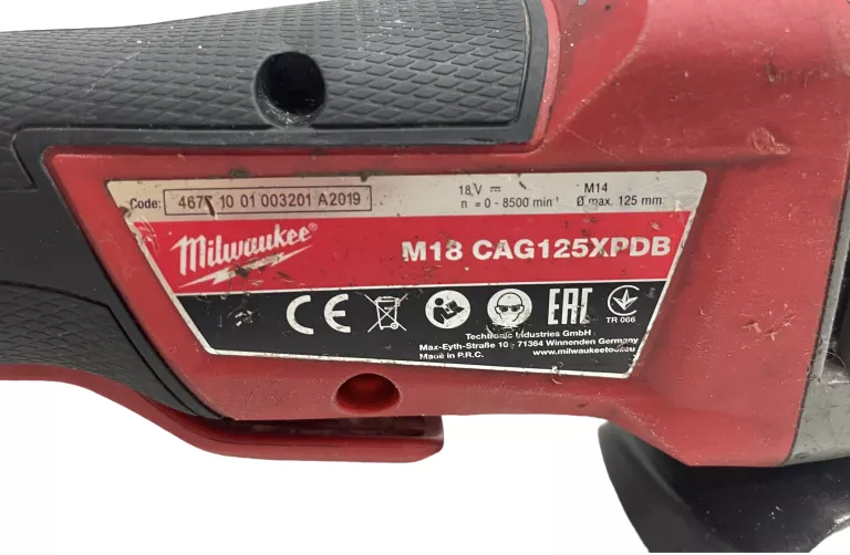 SZLIFIERKA KĄTOWA MILWAUKEE M18
