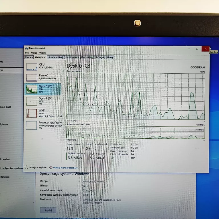 DELL INSPIRION 7720 I7 16 GB RAM 1TB HDD 128 SSD