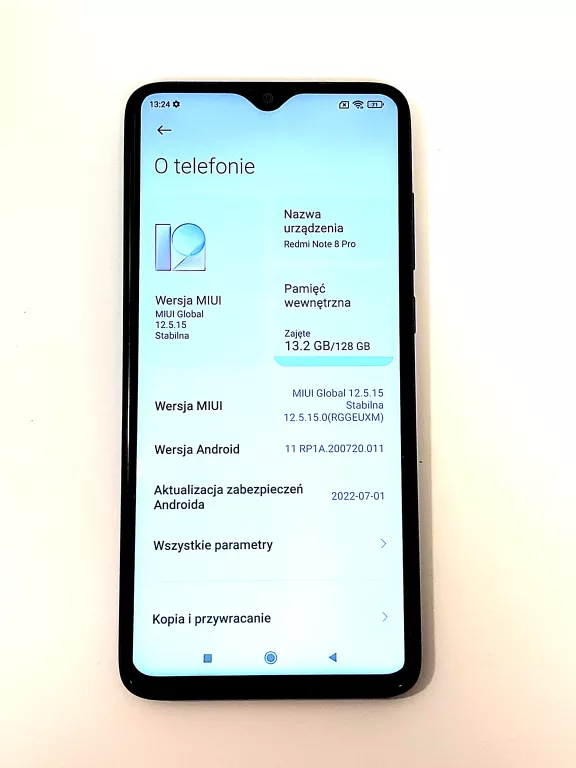 TELEFON REDMI NOTE 8 PRO 6/128GB KOMPLET OPIS!