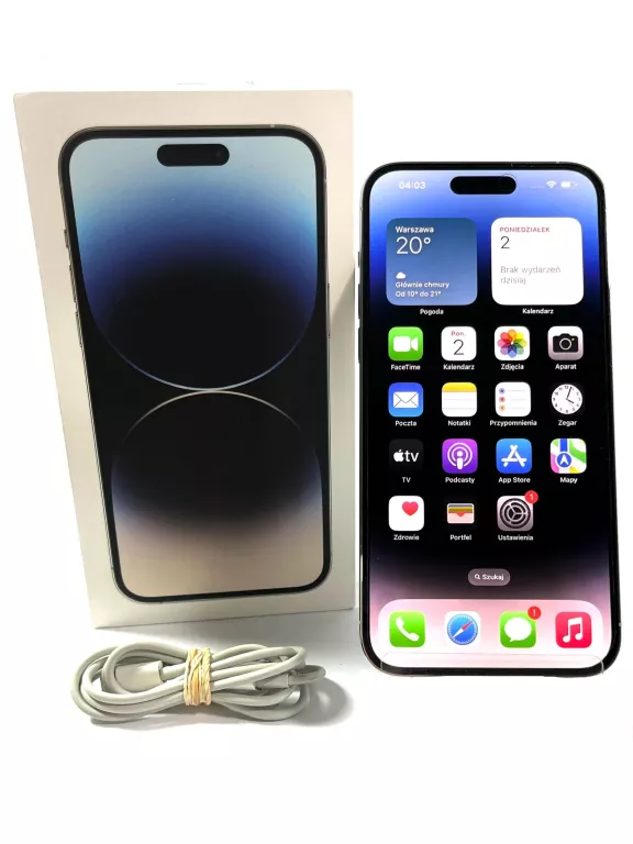 TELEFON APPLE IPHONE 14 PRO MAX 256GB 100% BATERIA !