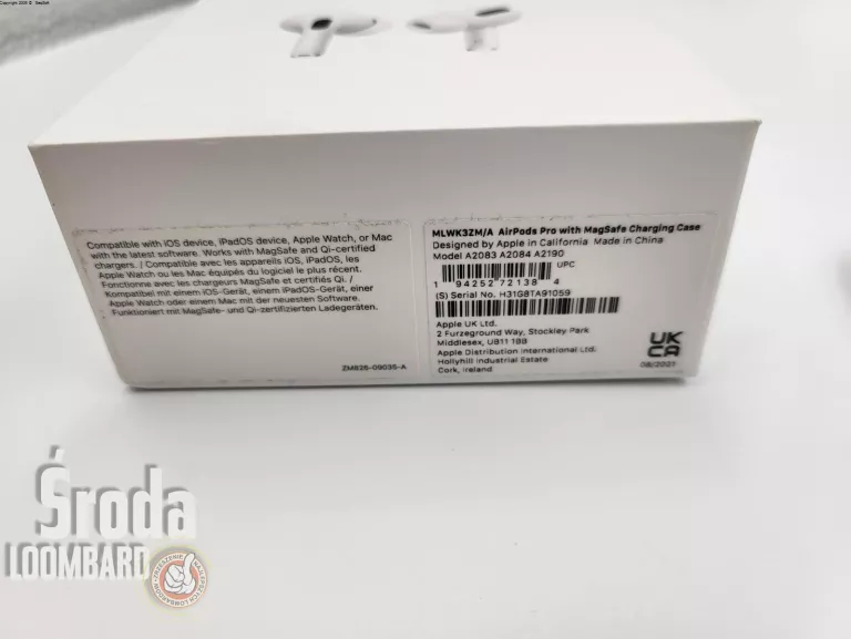 APPLE AIR PODS PRO KOMPLET OPIS!