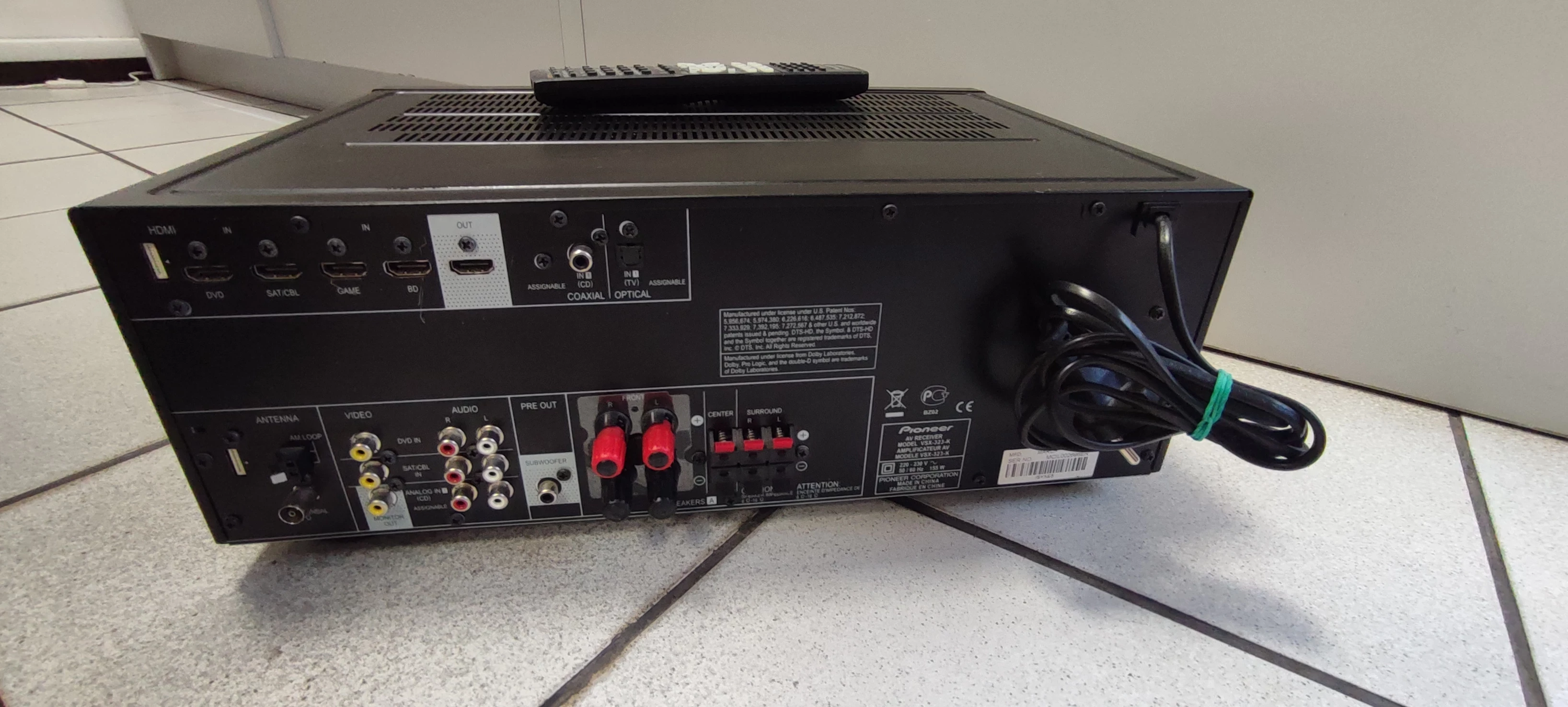 amplituner-pioneer-vsx-323-komunikacja-brak