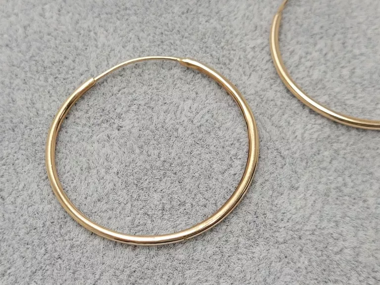 ZŁOTE KOLCZYKI KOŁA 3,08G PR.585