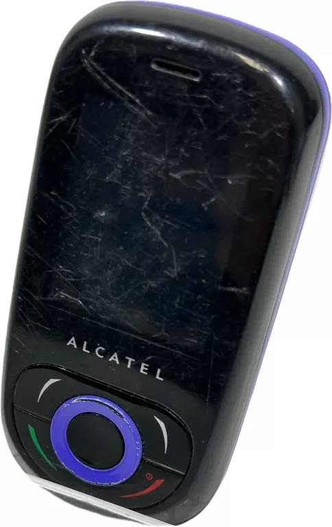 ROZSUWANY TELEFON KOMÓRKOWY ALCATEL OT 380 FIOLETOWY