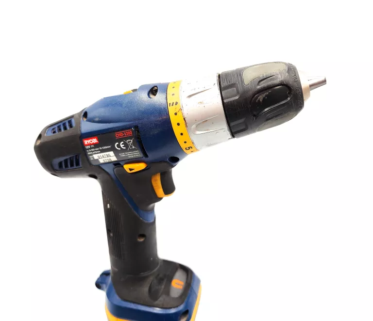 WKRĘTARKA RYOBI CHD-1202 + AKU + ŁADOWARKA + WALIZKA