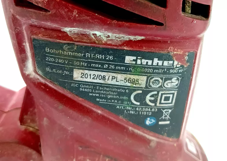 mlot-udarowy-einhell-rt-rh-26-maksymalna-moc-1250