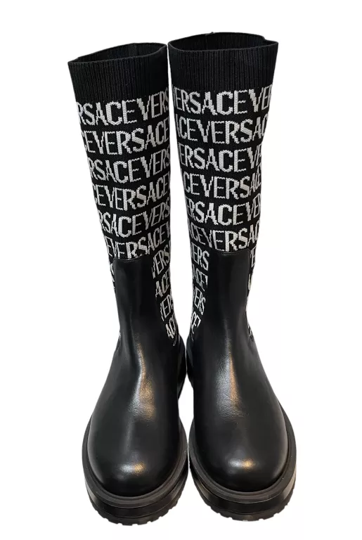 BUTY VERSACE CZARNE ZA KOSTKE ROZ 37