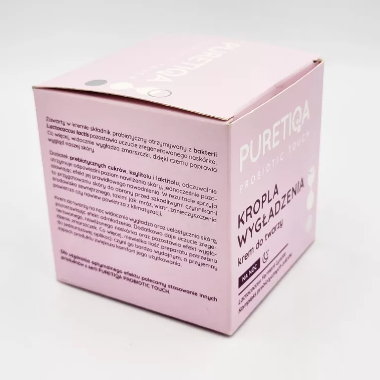 PURETIQA PROBIOTIC TOUCH KROPLA WYGŁADZENIA KREM DO TWARZY NA NOC 50 ML