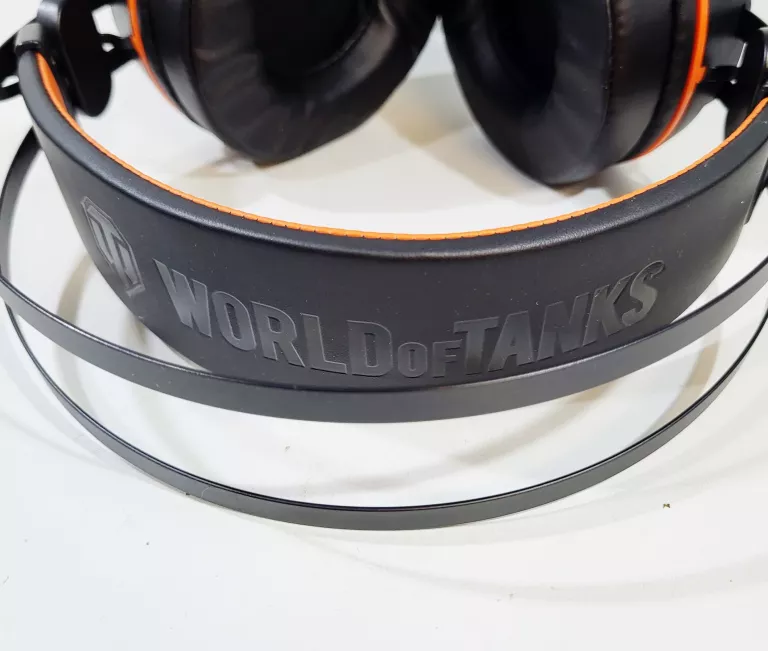 SŁUCHAWKI NAUSZNE WORLD OF TANKS CZARNE