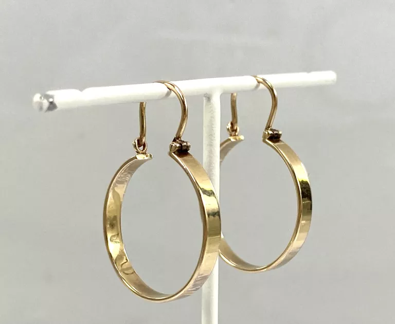 zlote-kolczyki-kola-585-345g-stan-uzywany