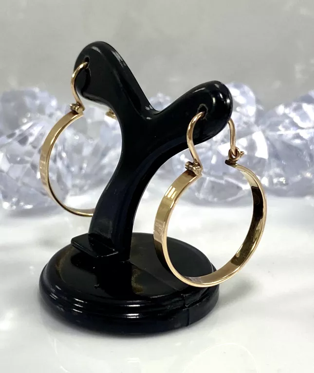 zlote-kolczyki-kola-585-345g-kamien-bez-kamienia