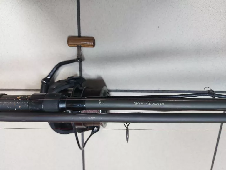 WĘDKA BLACK WIDOW + KOŁOWROTEK OKUMA LS-8K