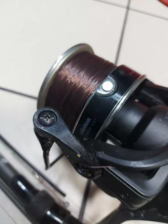 WĘDKA BLACK WIDOW + KOŁOWROTEK OKUMA LS-8K
