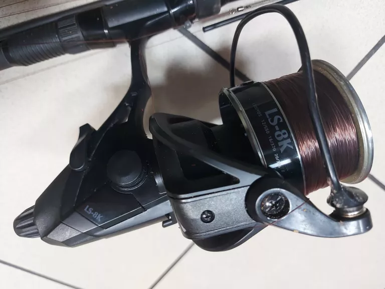 WĘDKA BLACK WIDOW + KOŁOWROTEK OKUMA LS-8K