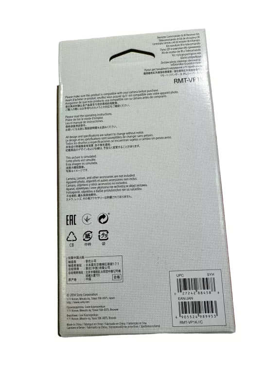 SONY RMT-VP1K PILOT I ODBIORNIK PODCZERWIENI