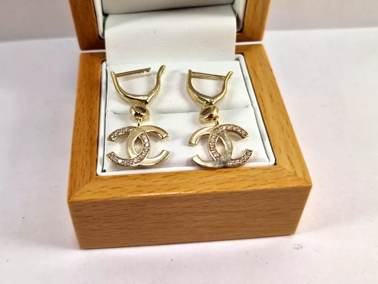 zlote-kolczyki-chanel-z-cyrkoniami-p585-388g-marka-inna-marka