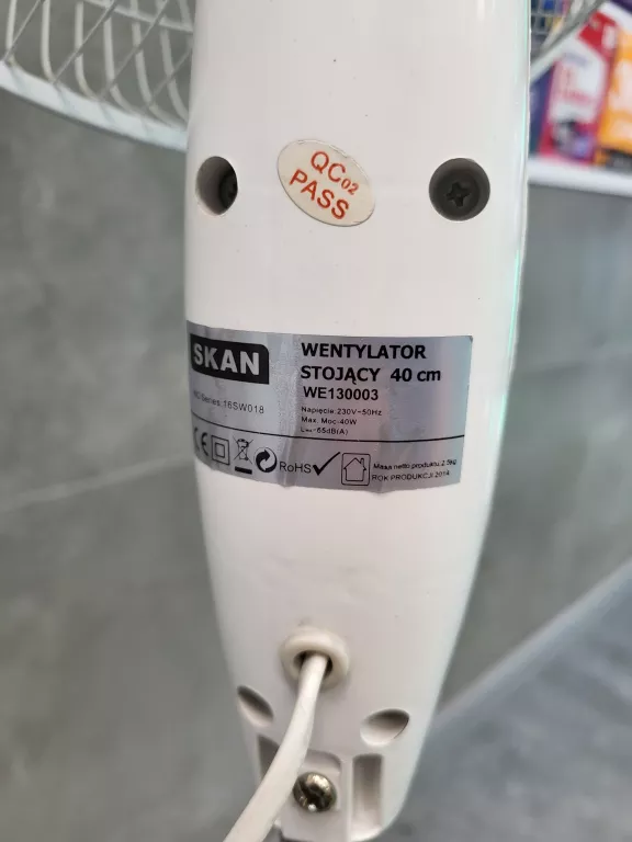 WENTYLATOR STOJĄCY SKAN