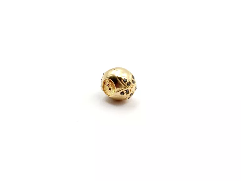 ZAWIESZKA CHARMS KWIAT CZARNE OCZKA 585 / 1,61 G
