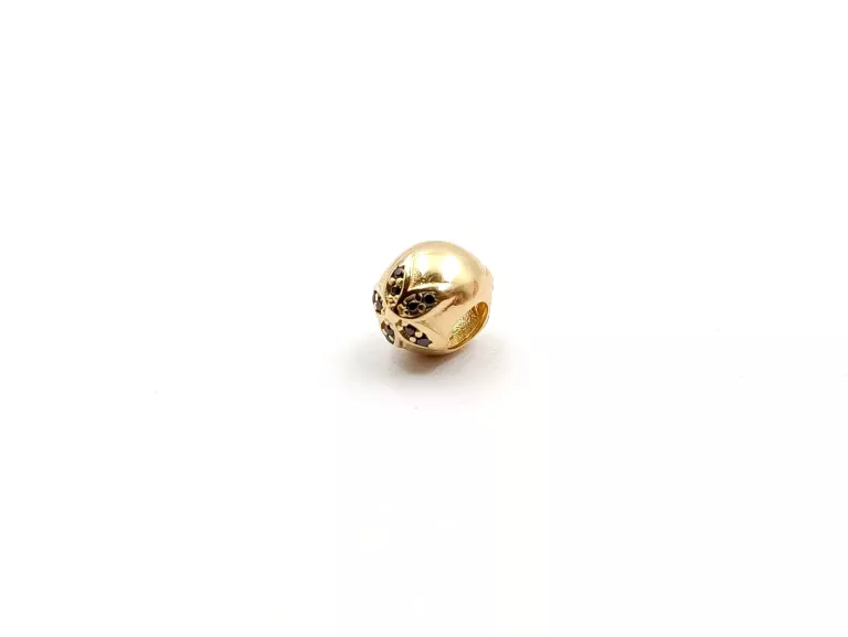 ZAWIESZKA CHARMS KWIAT CZARNE OCZKA 585 / 1,61 G