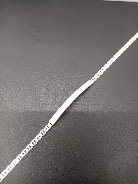 SREBRNA BRANSOLETKA GUCCI ŻYLETKA 4,30G/925/21CM