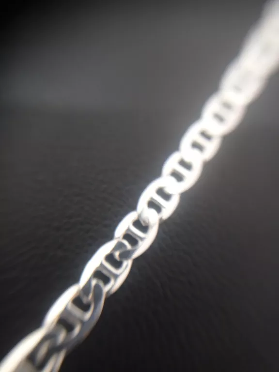 SREBRNA BRANSOLETKA GUCCI ŻYLETKA 4,30G/925/21CM
