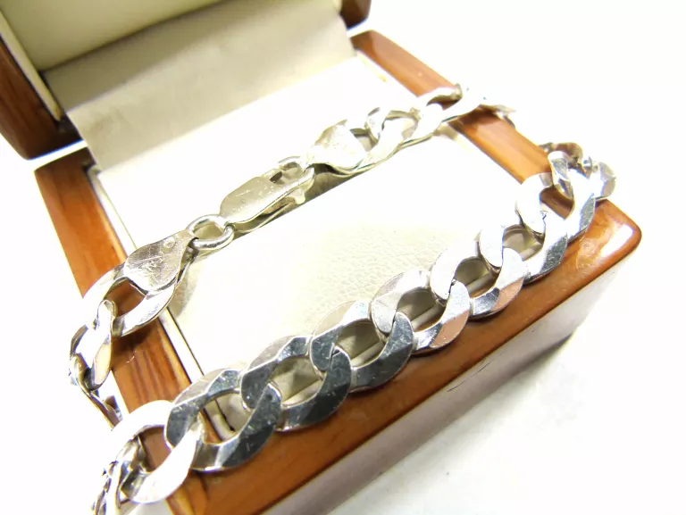 TRADYCYJNA SREBRNA BRANSOLETKA PR.925 DŁ.21CM