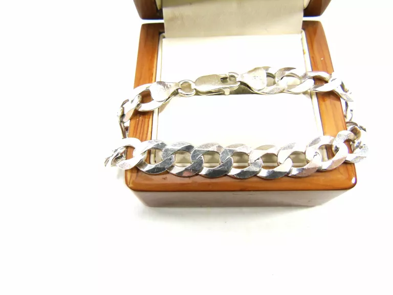 tradycyjna-srebrna-bransoletka-pr925-dl21cm-kamienie-bez-kamieni