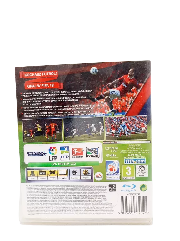 GRA NA KONSOLE PS3 FIFA 12 PL EA SPORTS
