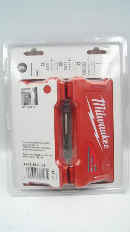 ZESTAW BITÓW MILWAUKEE SHOCKWAVE 35 SZTUK 4932352068