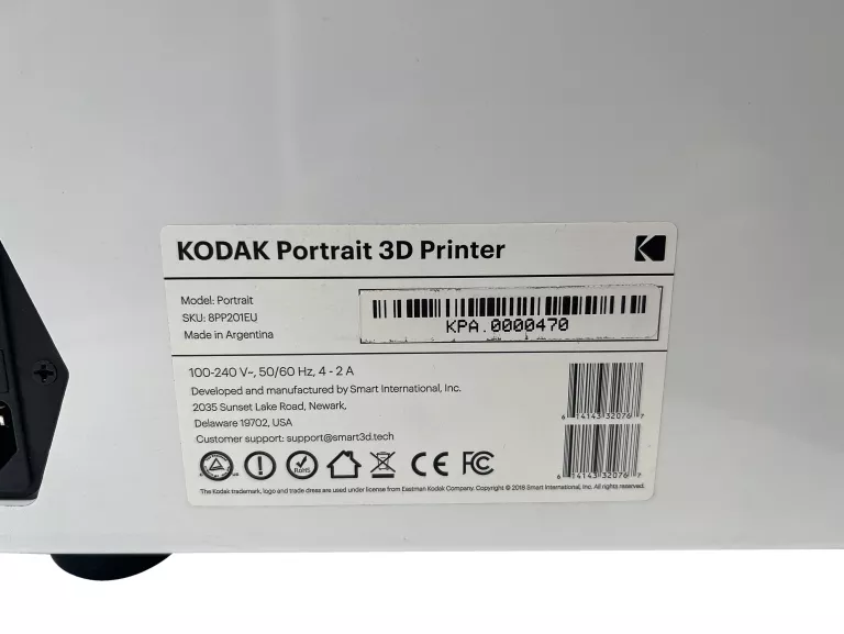 DRUKARKA 3D KODAK PORTRAIT PRINTER DUAL EXTRUSION