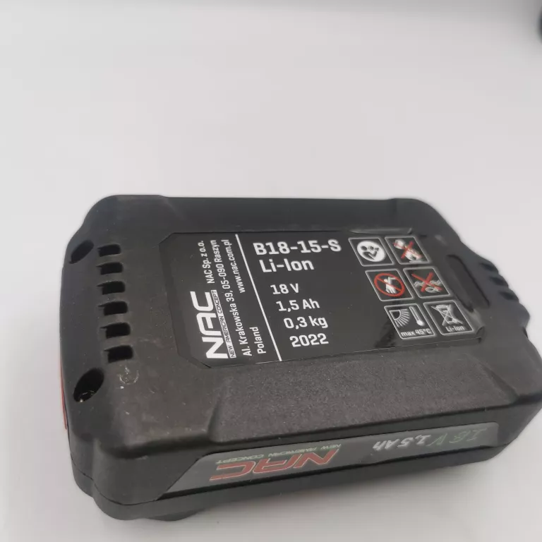 AKUMULATOR NAC B18-15-S 1.5AH 18V
