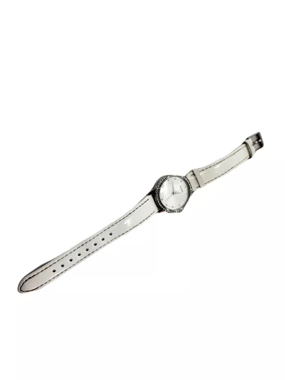 ZEGAREK DAMSKI NARĘCZNY BIAŁY GUESS CHELSEA W0648L5 ELEGANCKI