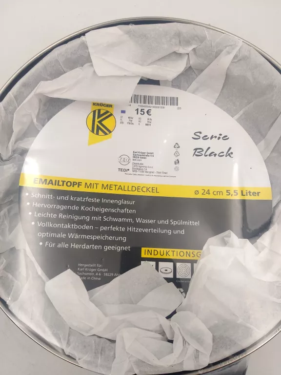 GARNEK KRUGER 24 CM 5,5 L