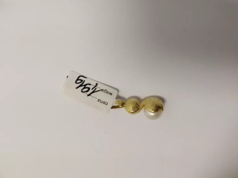 ZŁOTA ZAWIESZKA Z PEREŁKAMI PR 585/ 1,91G/2CM