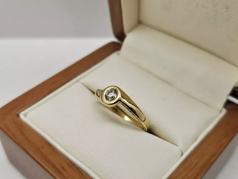 ZŁOTY PIERŚCIONEK Z BRYLANTEM 2,08G P.585 R.11