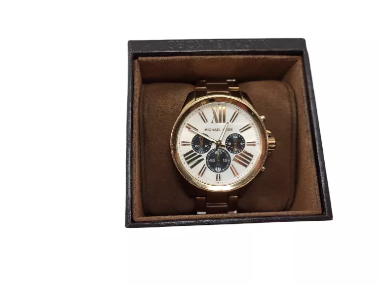 ZEGAREK DAMSKI NA BRANSOLECIE MICHAEL KORS MK-571 KOLOR ZLOTY