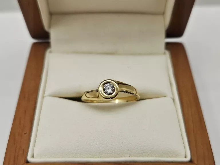 ZŁOTY PIERŚCIONEK Z BRYLANTEM 2,08G P.585 R.11