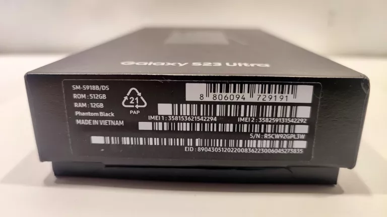 TELEFON SAMSUNG GALAXY S23 ULTRA 512GB GWARANCJA 2 LATA IDEAŁ KOMPLET