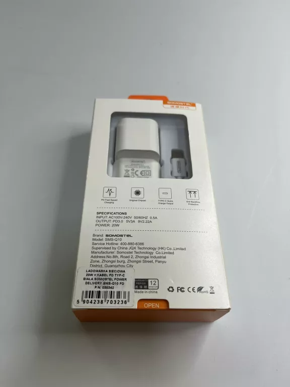 030342-ladowarka-sieciowa-36a-20w-kabel-typ-c-ean-gtin-6959033844119