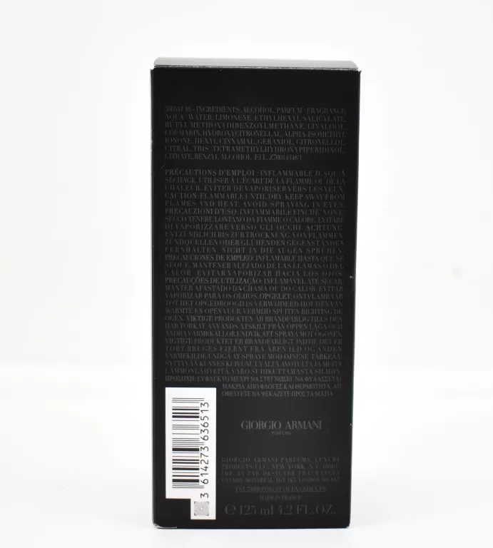 GIORGIO ARMANI CODE EDT 125ML