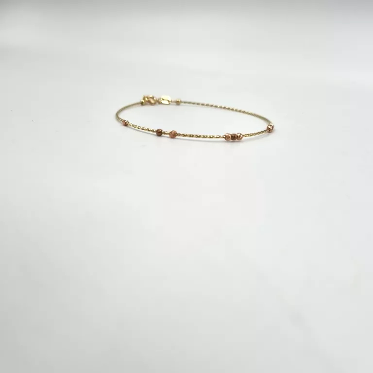 piekna-nowa-zlota-bransoletka-585-088g-kulki-19cm-rodzaj-wyrob-jubilerski