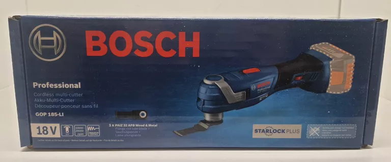 NARZĘDZIE WIELOFUNKCYJNE BOSCH GOP 185-LI BODY