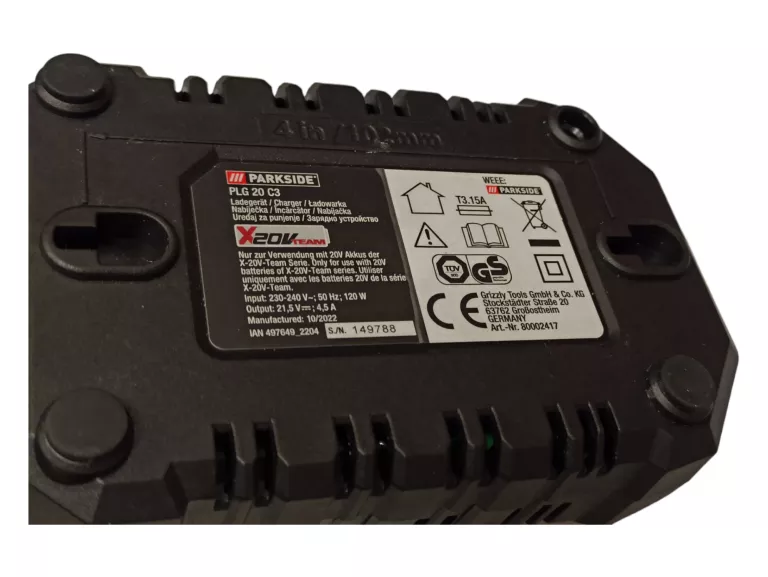 ŁADOWARKA PARKSIDE X20 TEAM PLG 20 C3
