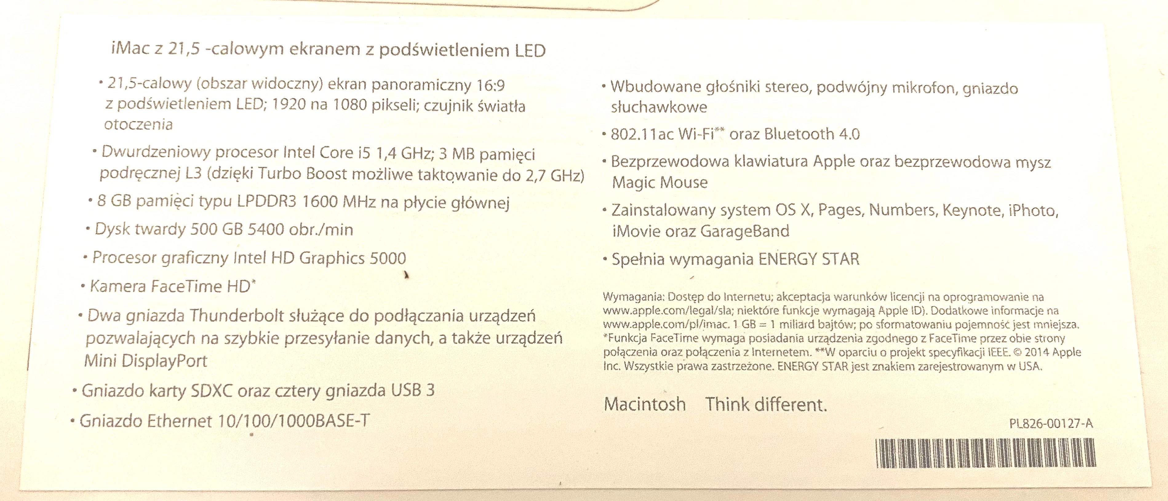 komputer-imac-215-model-a1418-myszka-apple-system-operacyjny-mac-os