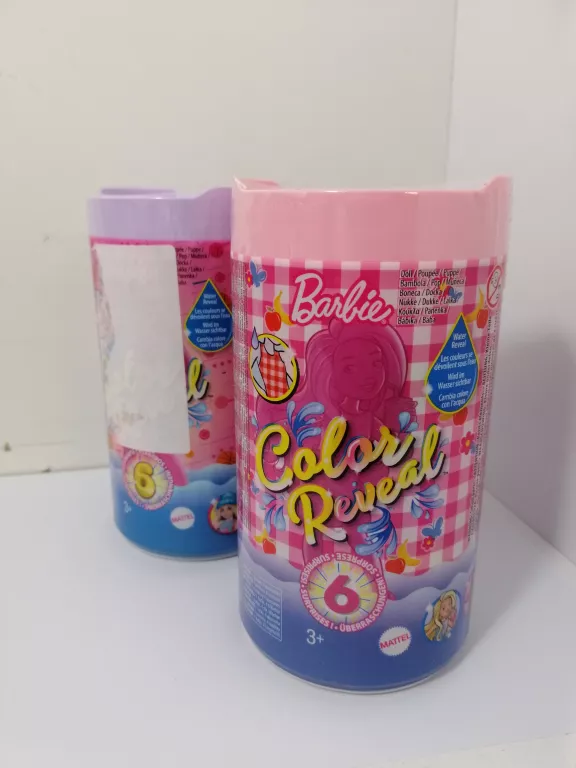 LALKA BARBIE COLOR REVEAL SPORTY FIOLETOWA TUBA