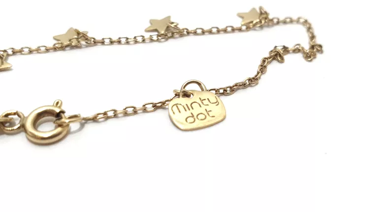 zlota-bransoletka-minty-dot-stardust-gwiazdki-1g-pr375-regulowana-16518c-stan-uzywany